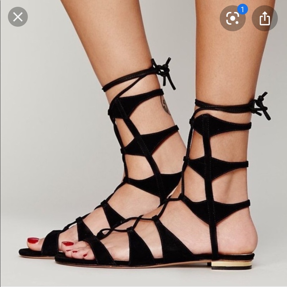 Schultz Black Sandals